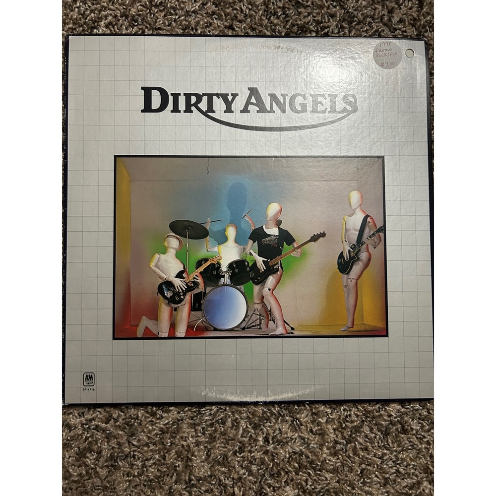 Dirty Angels Self-Titled Vinyl LP 1978 Promo Pressing A&M SP-4716 Rock Pop